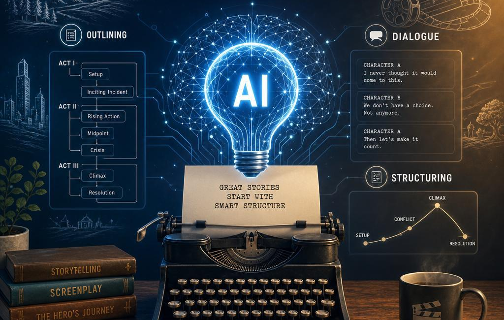 AI Scriptwriting: Outlining, Dialogue, and Structuring Expertly
