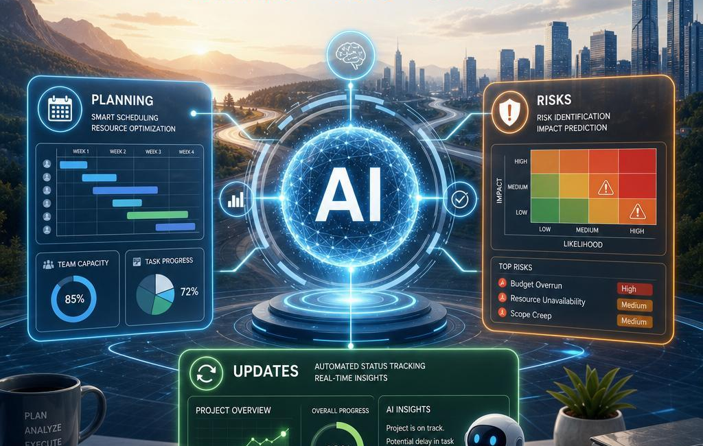 How AI Enhances Project Management: Planning, Risks, Updates