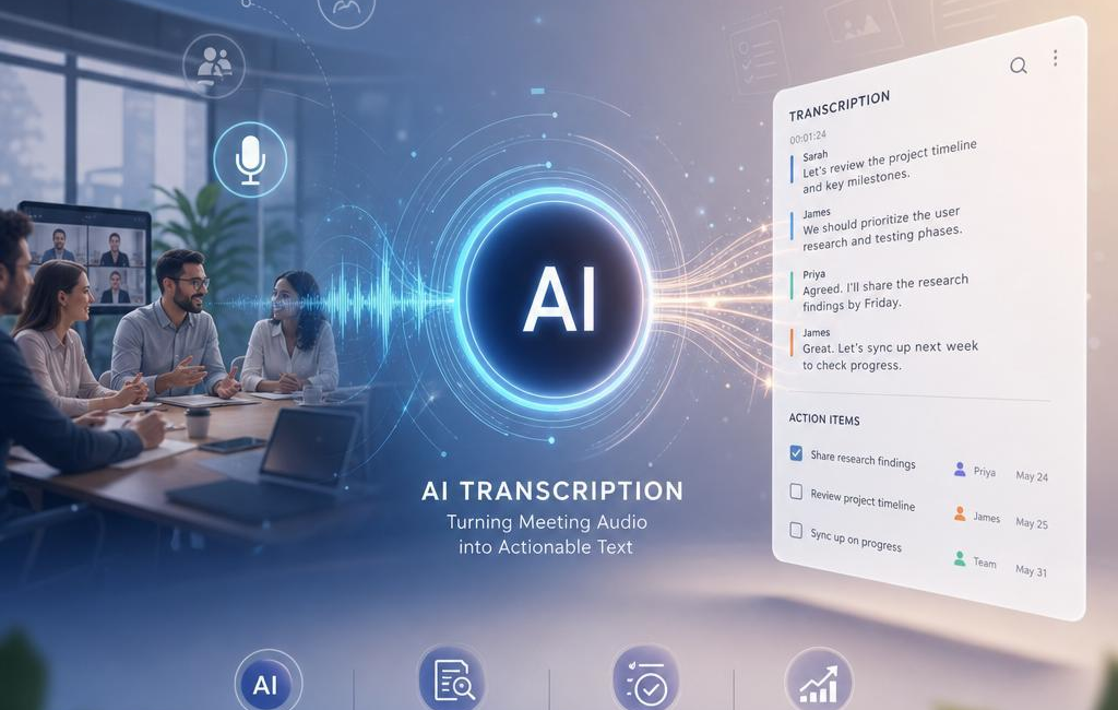 AI Transcription: Turning Meeting Audio into Actionable Text