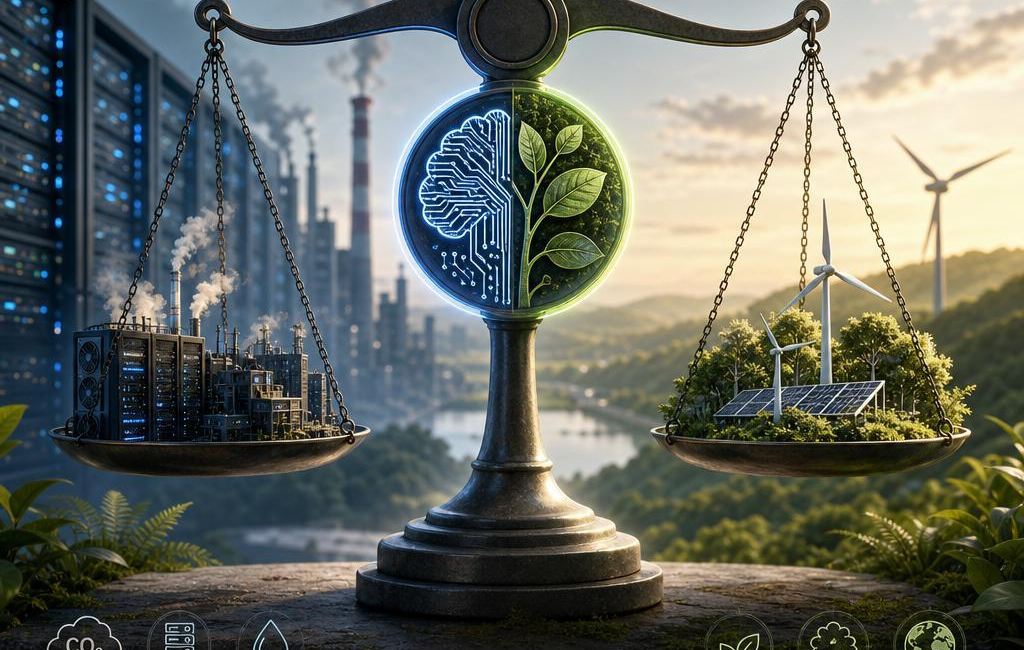 Balancing AI’s Environmental Impact and Climate Solutions