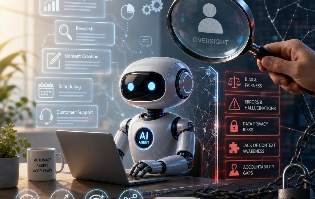 AI Agents: Useful for Tasks but Limited by Oversight Issues