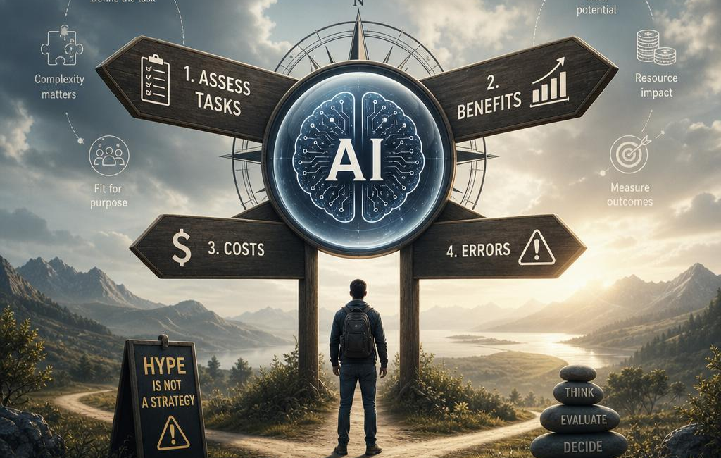 Avoiding AI Hype: Assess Tasks, Benefits, Costs, and Errors