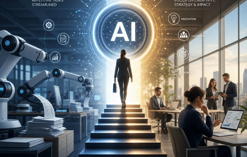 AI Transforming Office Work: Automation and Elevated Roles