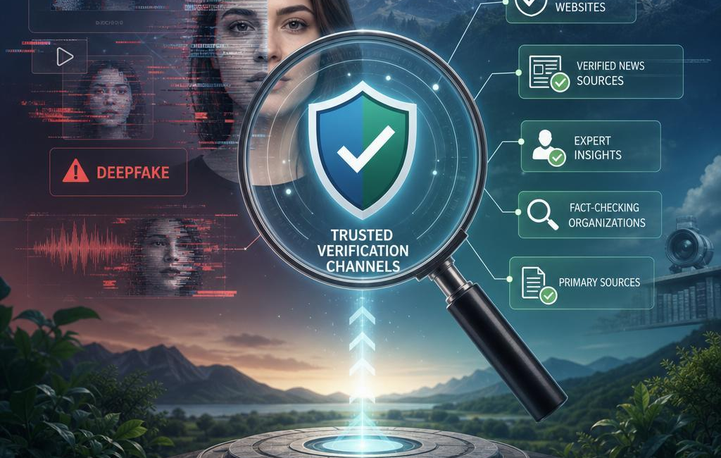 Spotting AI Deepfakes: Rely on Trusted Verification Channels