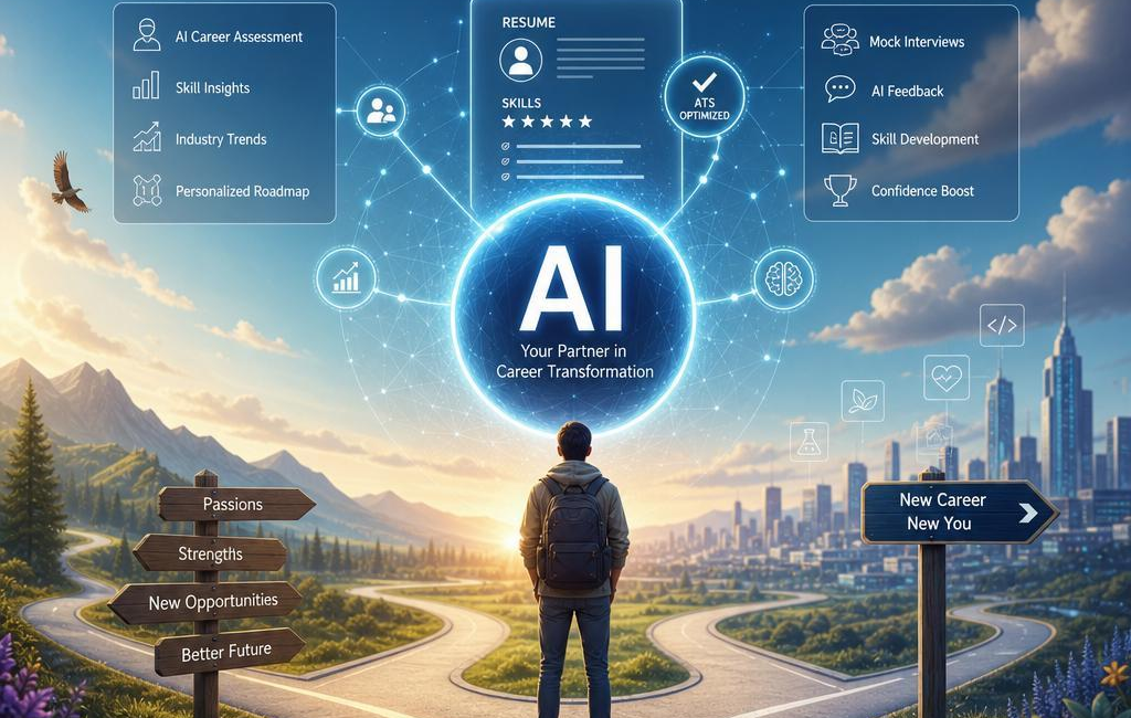 How AI Empowers Career Switches: Guidance, Resumes, Prep