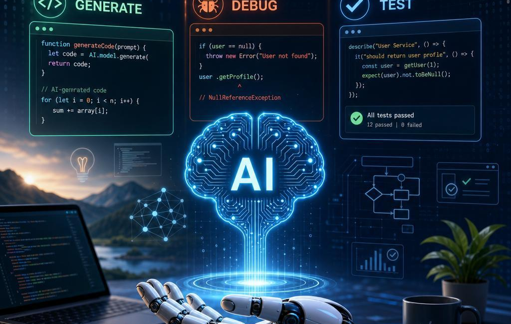 AI and Coding: Modern Models Generate, Debug, and Test Code