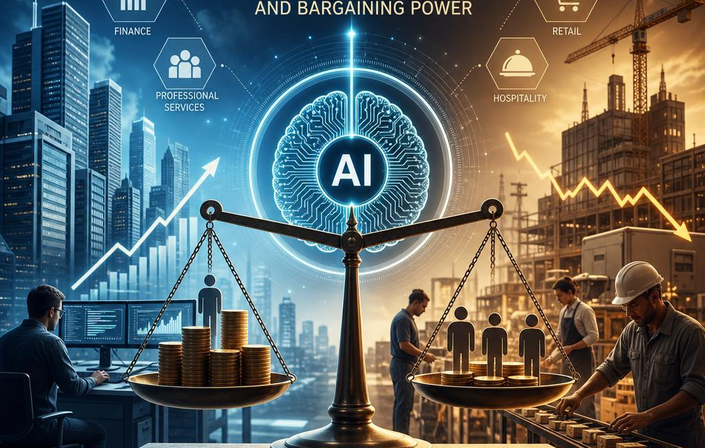 Wage Impacts of AI: Sectoral Variation and Bargaining Power