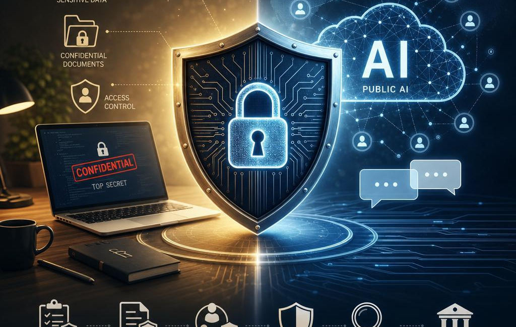 Handling Confidential Work with Public AI: Security & Policy Considerations
