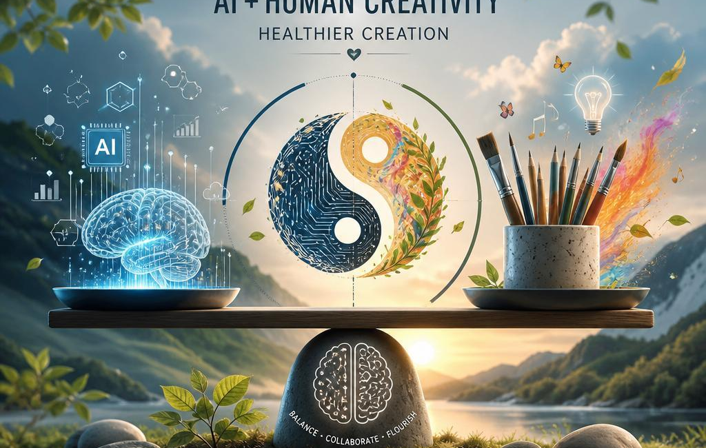 Balancing AI and Human Creativity for Healthier Creation