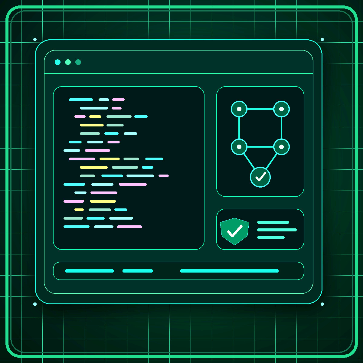 Emerald Code Review and API Documentation Studio professional coding illustration