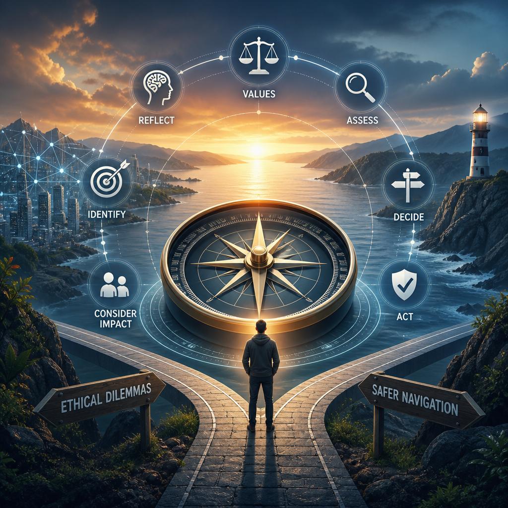 Addressing Ethical Dilemmas and Decision-Making Frameworks for Safer Navigation