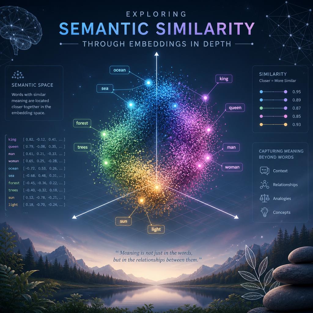Exploring Semantic Similarity Through Embeddings in Depth