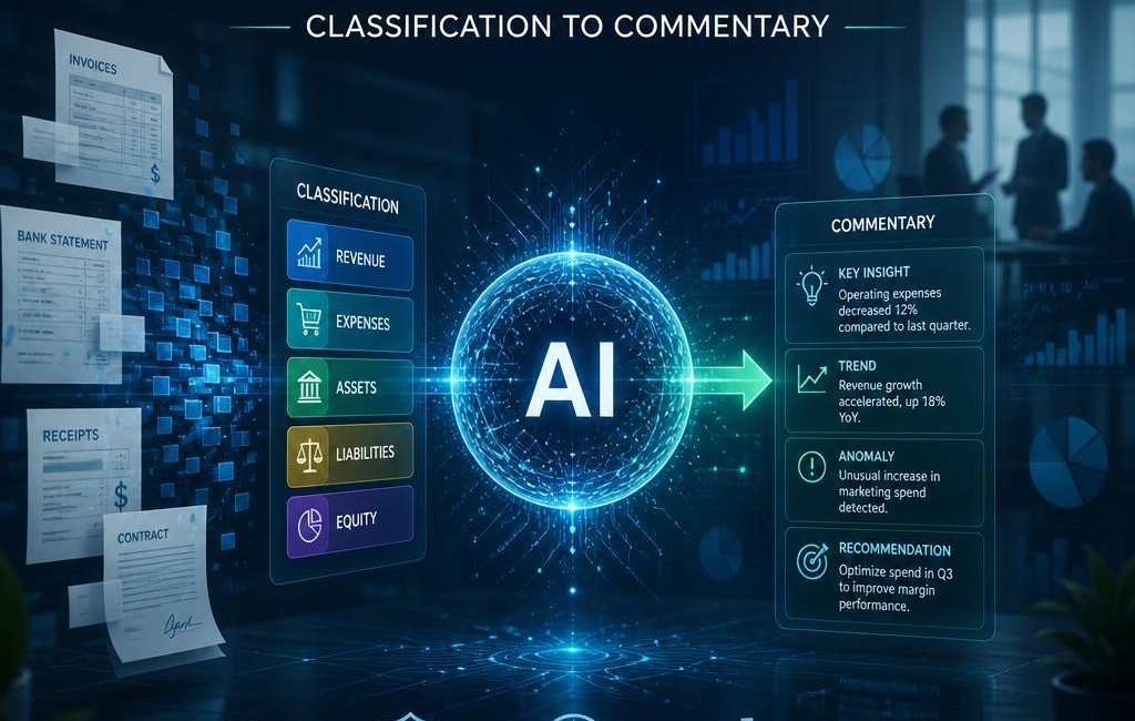 How AI Enhances Finance Teams: Classification to Commentary