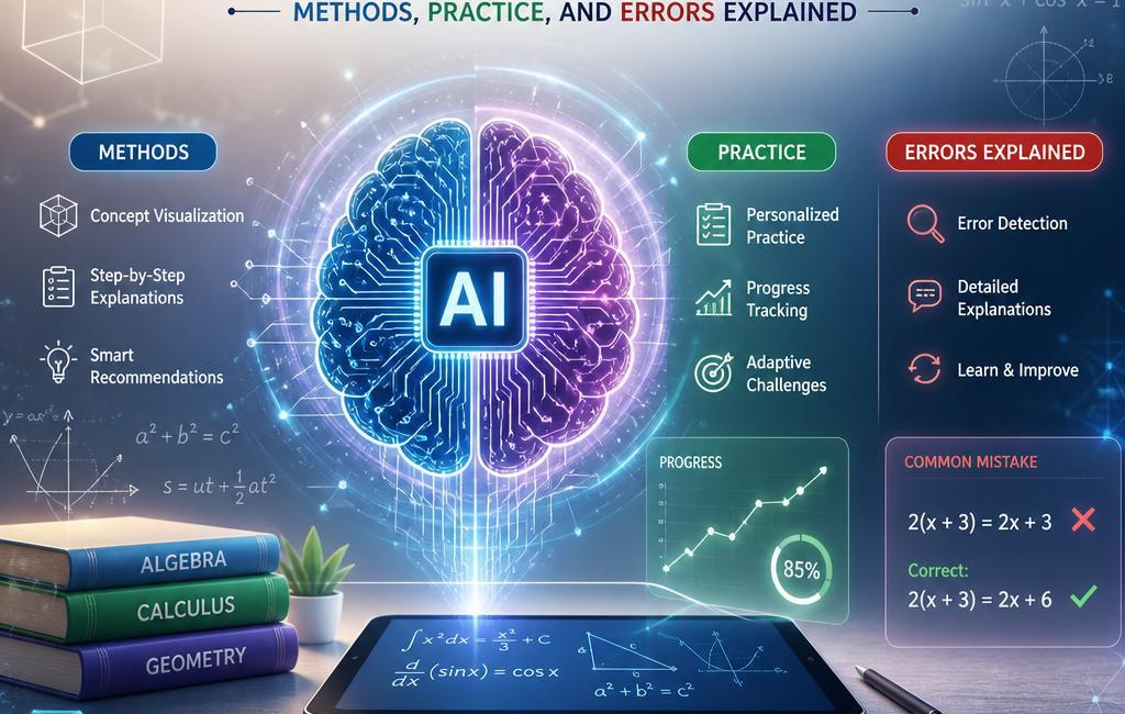 How AI Enhances Math Study: Methods, Practice, and Errors Explained