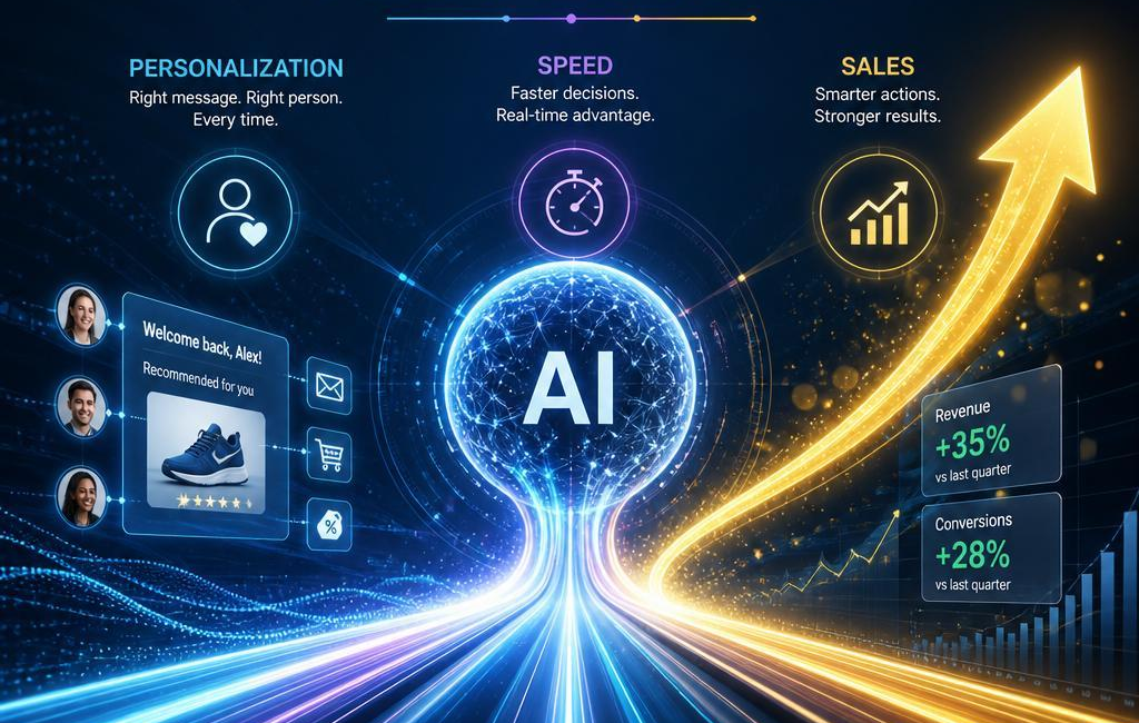 How AI Drives Revenue: Personalization, Speed, Sales