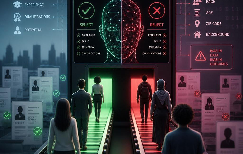 How Poorly Designed AI Hiring Systems Discriminate