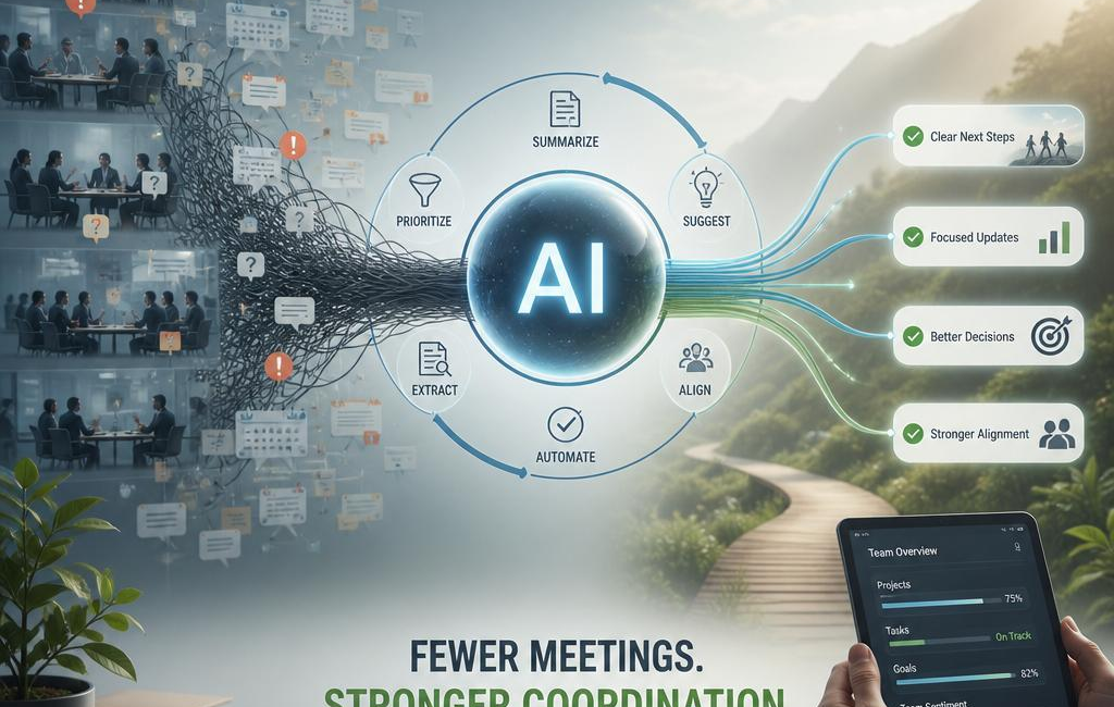 How AI Can Reduce Meetings Without Replacing Coordination