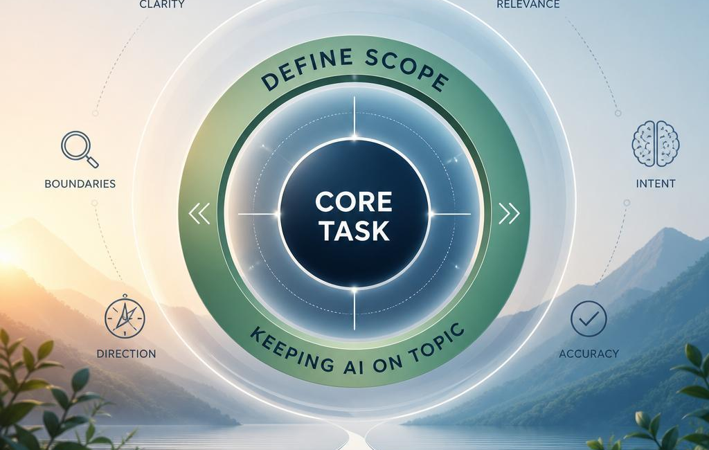 Keeping AI on Topic: Define Scope and Core Task