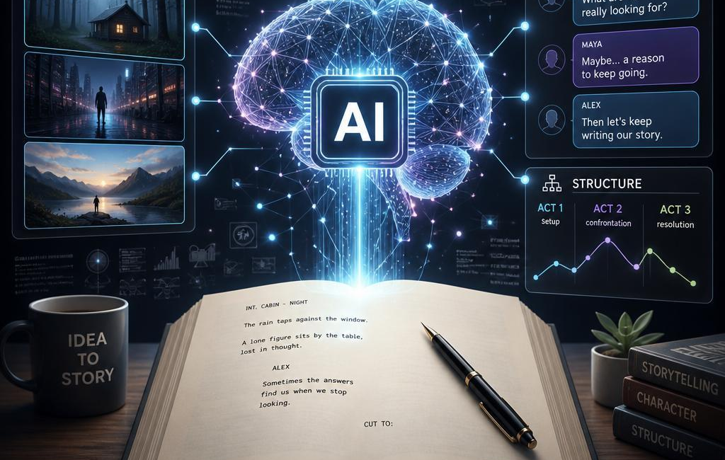 How AI Writes Scripts: Scenes, Dialogue, and Structure