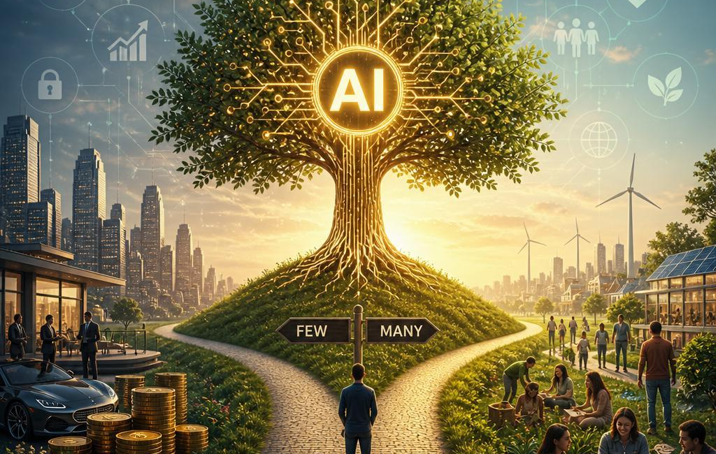 AI Can Make Society Richer-Who Gains Is a Choice