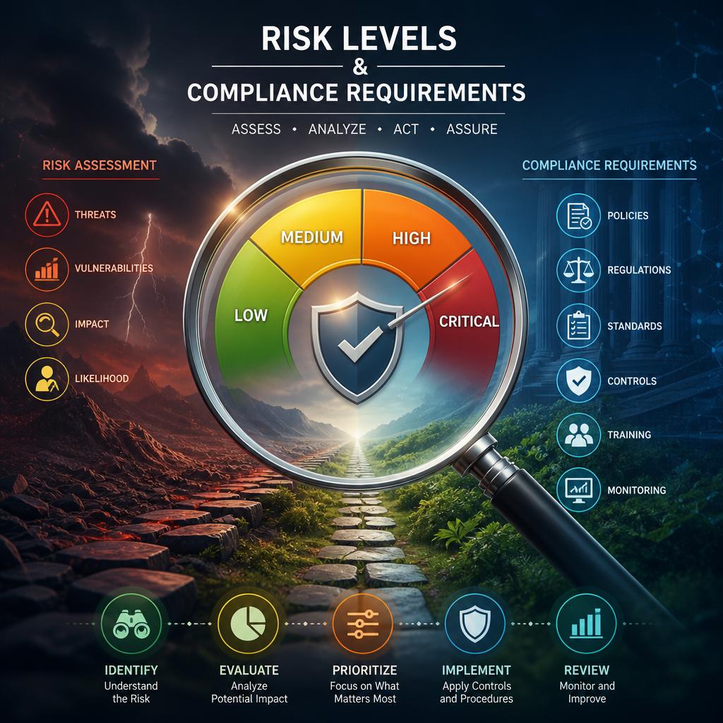 Detailed Examination of Risk Levels and corresponding Compliance Requirements