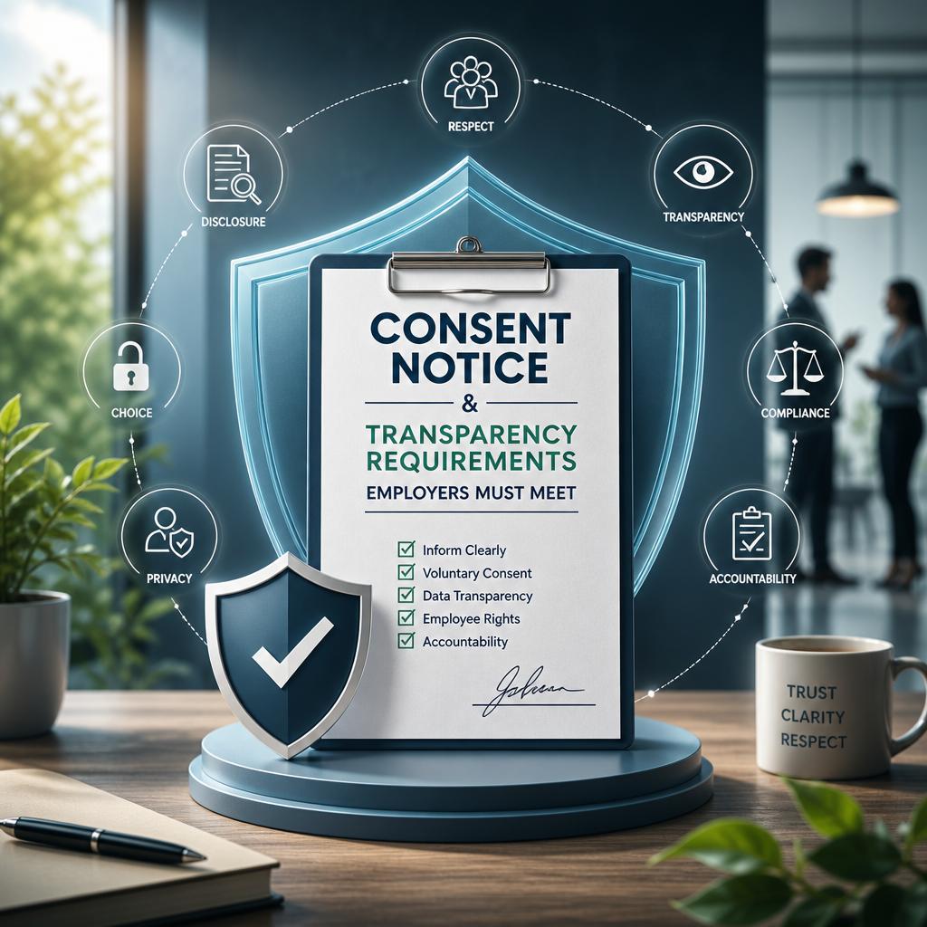 Consent notice and transparency Requirements Employers Must Meet