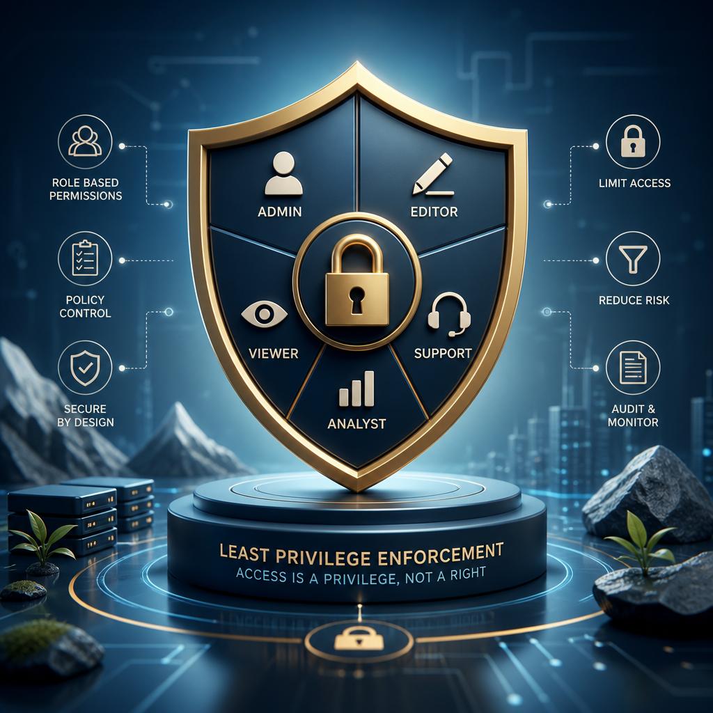 role Based Permissions and Least privilege enforcement