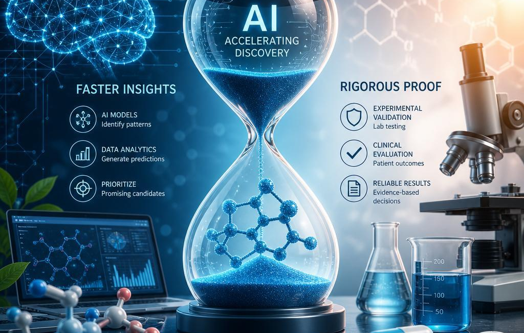 AI in Drug Discovery: Faster Insights, Rigorous Proof