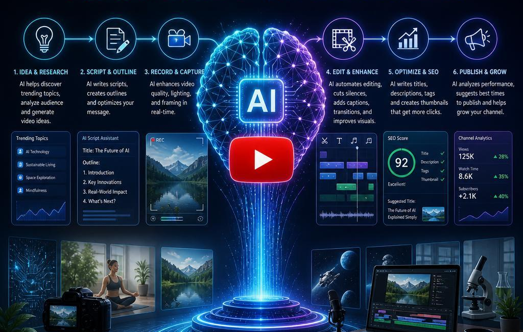 How AI Streamlines Every Stage of YouTube Production