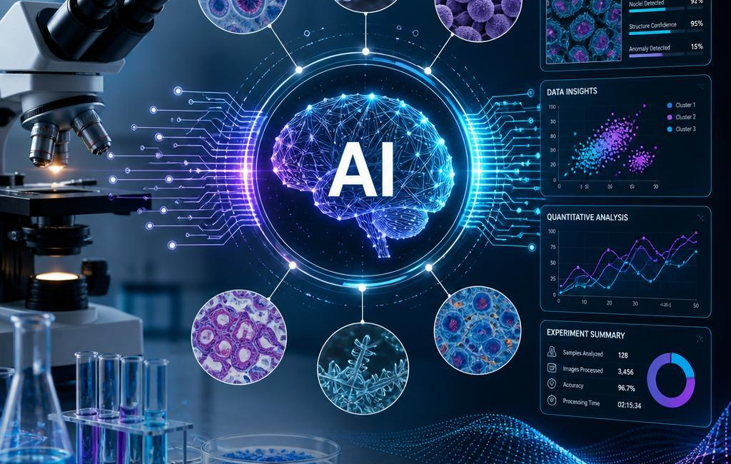 How AI Analyzes Microscopy and Laboratory Data