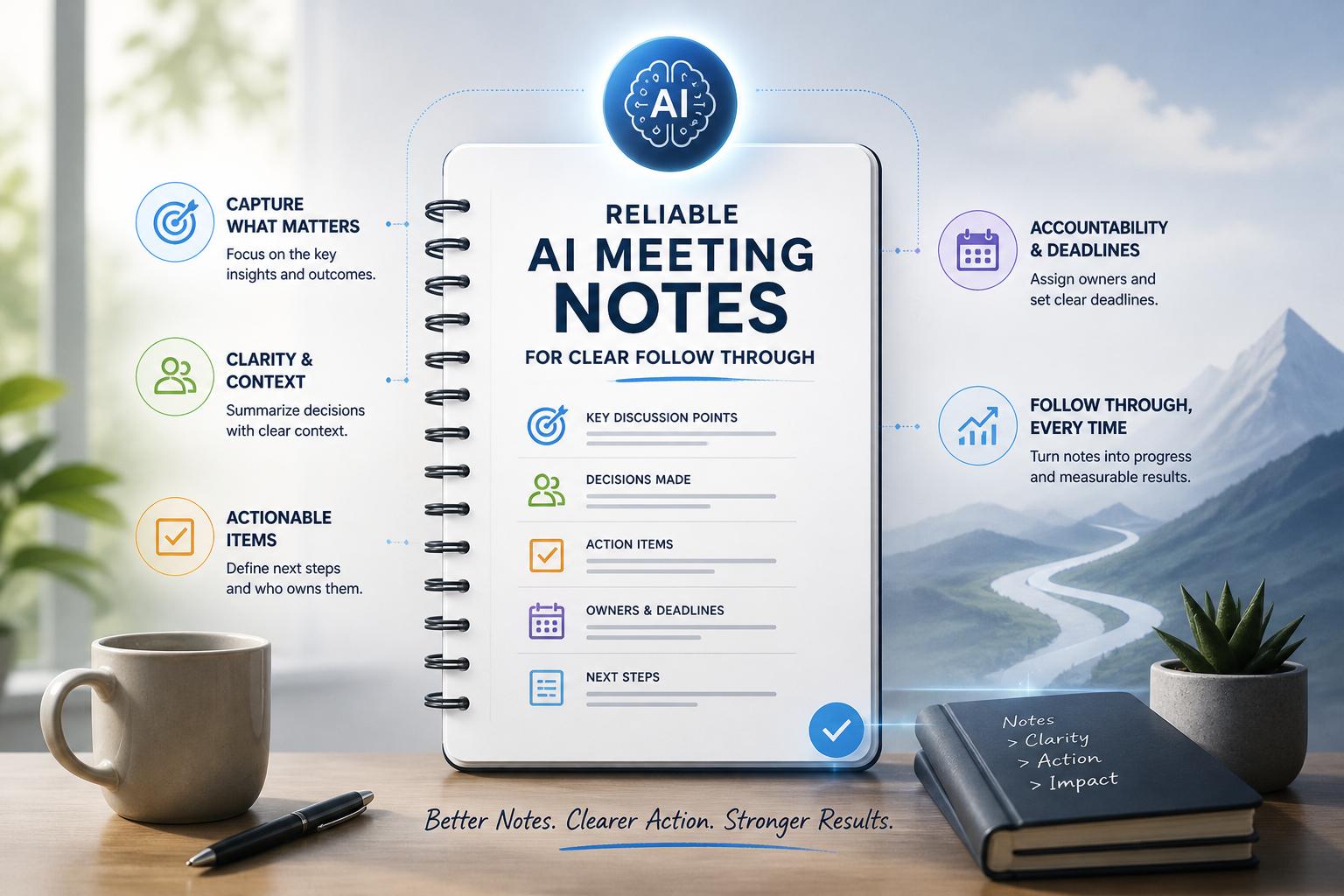 What Reliable AI Meeting Notes Should Include for Clear Follow Through